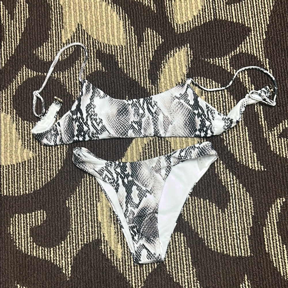 Women's Snakeskin Print Bikini
